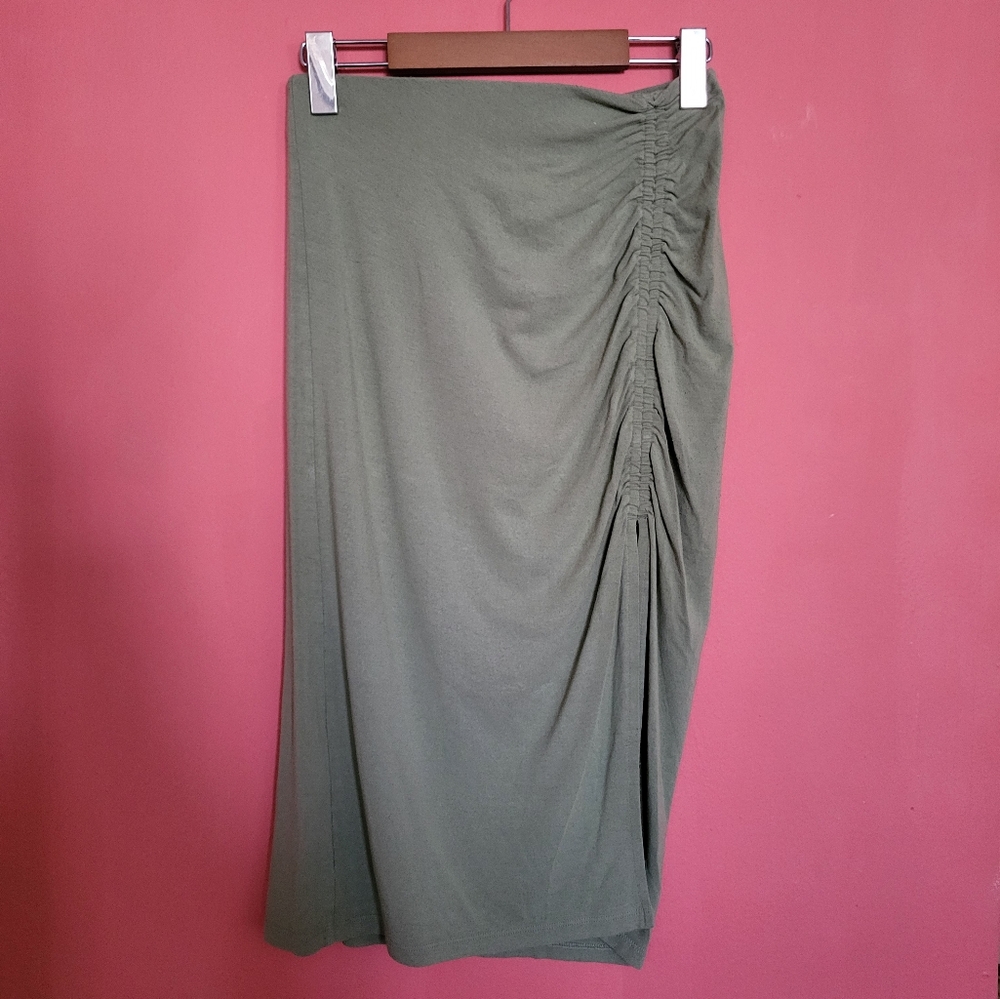 Wilfred Green Midi Pencil Skirt